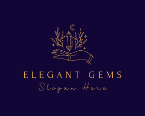 Cosmic Beauty Gem logo design