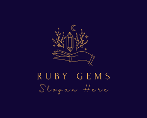 Cosmic Beauty Gem logo design