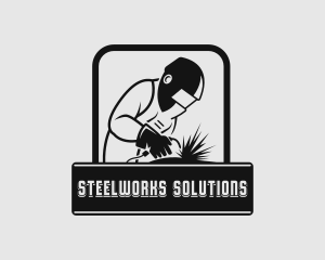 Industrial Metalworks Welding logo design