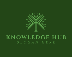 Book Tree Wisdom logo design