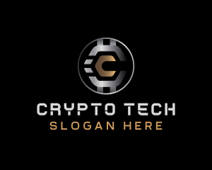 Digital Crypto Technology logo design