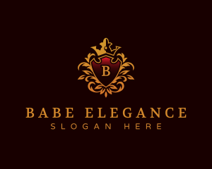 Luxury Shield Ornament logo design