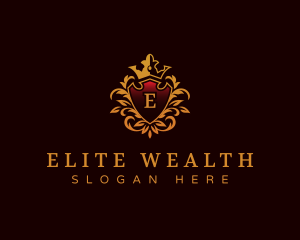 Luxury Shield Ornament logo design