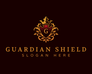 Luxury Shield Ornament logo design