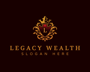 Luxury Shield Ornament logo design