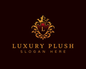 Luxury Shield Ornament logo design