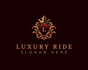 Luxury Shield Ornament logo design