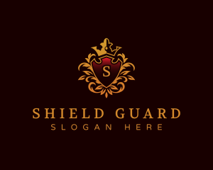 Luxury Shield Ornament logo design