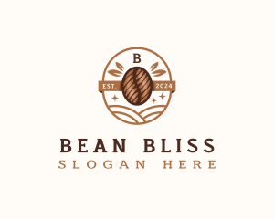 Brewed Coffee Bean logo design