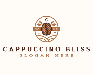 Brewed Coffee Bean logo design