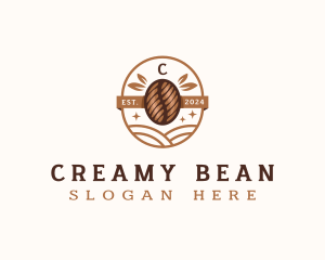 Brewed Coffee Bean logo design