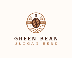 Brewed Coffee Bean logo design