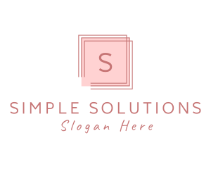 Simple Frame Boutique logo design