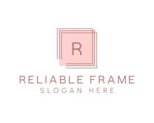 Simple Frame Boutique logo design