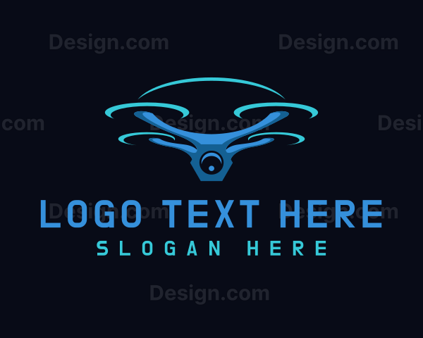 Flying Camera Drone Logo