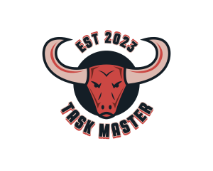 Bull Horns Animal Logo