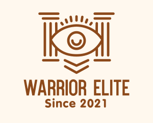 Eye Greek Pillar logo