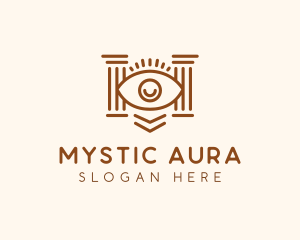 Mystic Eye Pillar logo design