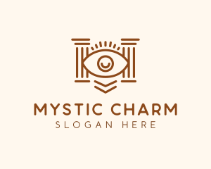 Mystic Eye Pillar logo design