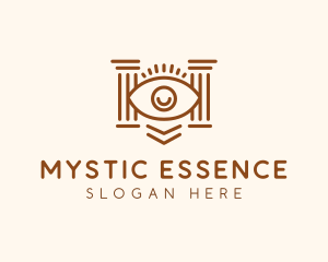 Mystic Eye Pillar logo design