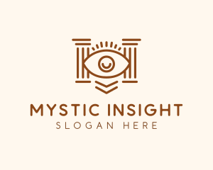 Mystic Eye Pillar logo design