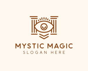 Mystic Eye Pillar logo design