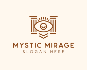 Mystic Eye Pillar logo design