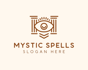 Mystic Eye Pillar logo design