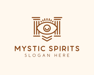 Mystic Eye Pillar logo design