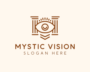 Mystic Eye Pillar logo design