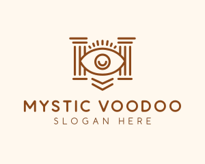 Mystic Eye Pillar logo design