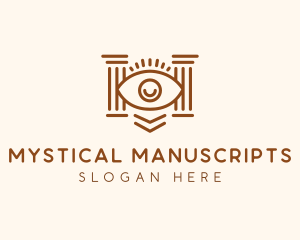 Mystic Eye Pillar logo design