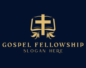 Bible Book Cross logo