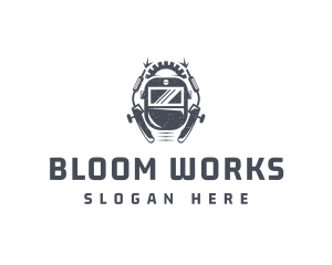 Blowtorch Industrial Welder logo design