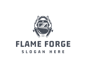 Blowtorch Industrial Welder logo design