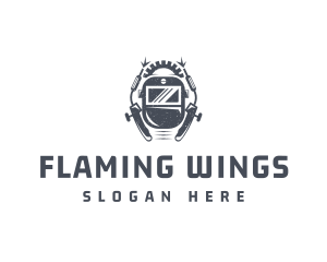 Blowtorch Industrial Welder logo design