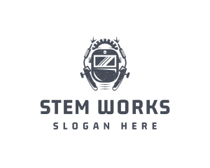 Blowtorch Industrial Welder logo design