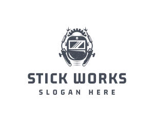 Blowtorch Industrial Welder logo design