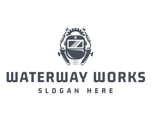 Blowtorch Industrial Welder logo design