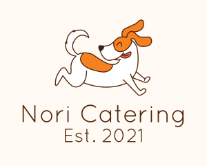 Cute Jolly Dog logo design