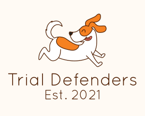 Cute Jolly Dog logo design