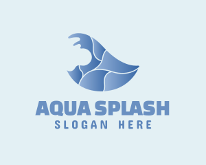 Ocean Wave Surfing logo design