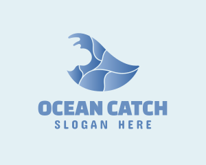 Ocean Wave Surfing logo design