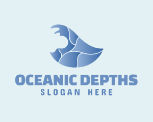 Ocean Wave Surfing logo design