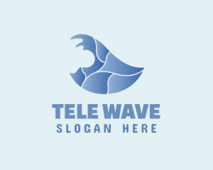 Ocean Wave Surfing logo design