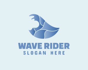 Ocean Wave Surfing logo