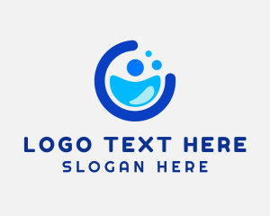 Blue Hygiene Letter C logo