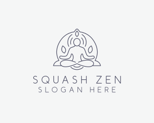 Wellness Yoga Meditation logo design