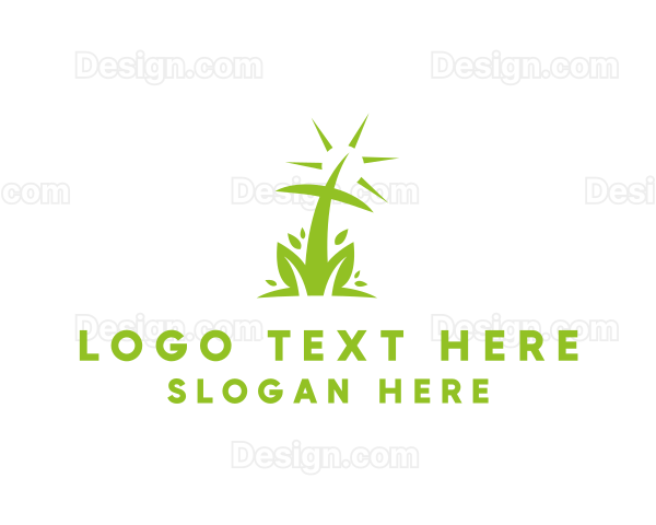 Organic Nature Cross Logo