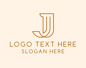 Elegant Corporate Firm Letter J  logo